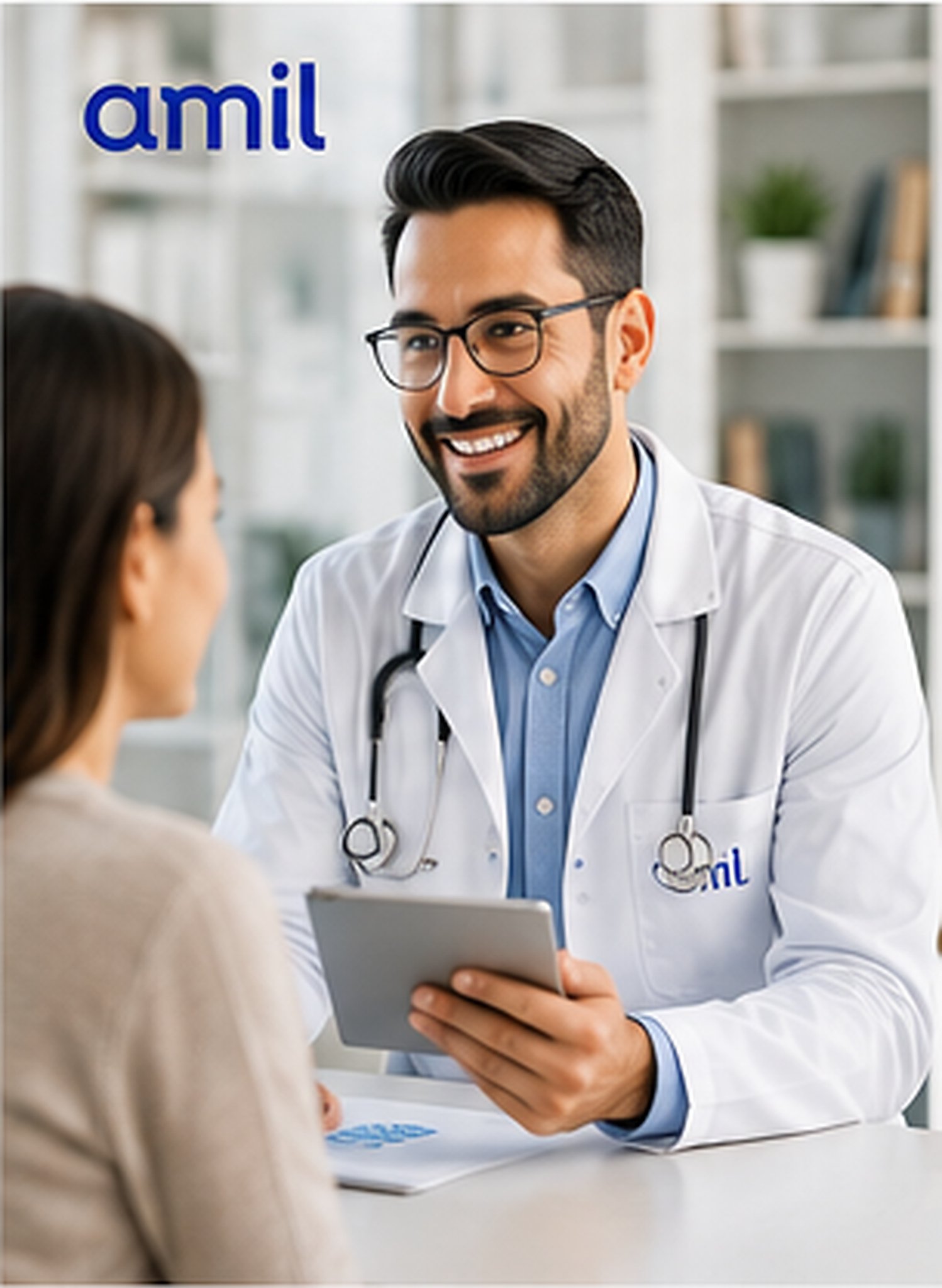 Consulta médica com atendimento humanizado